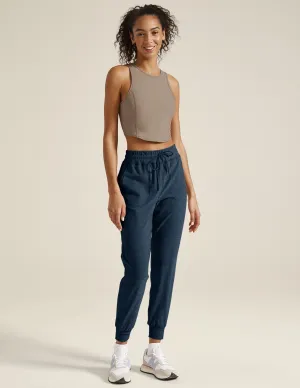 Spacedye Commuter Midi Jogger Flattering Waist Side Pockets