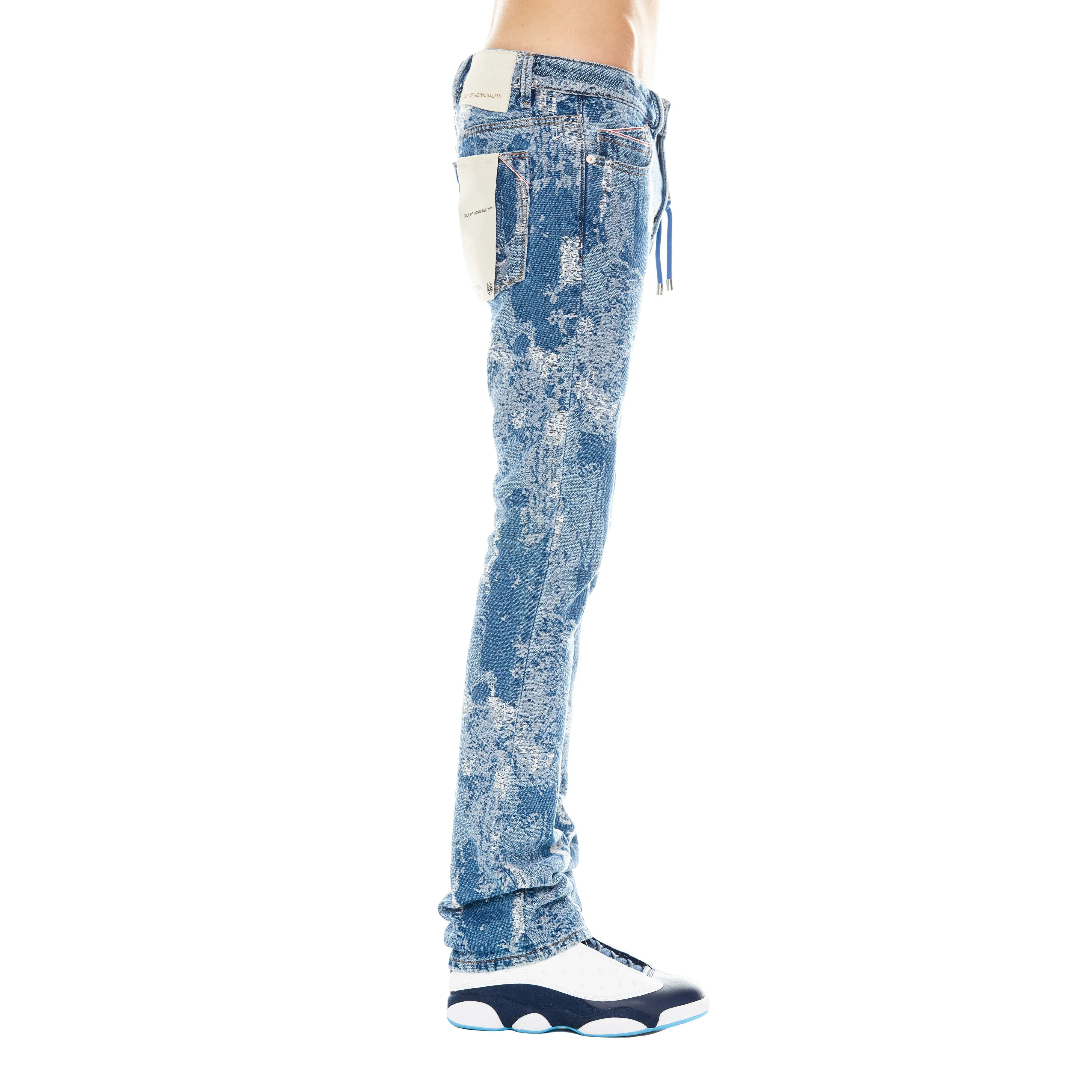 Zip Fly Closure LENNY BOOTCUT JEANS IN DIGI