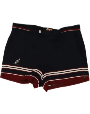 AUSTRALIAN L'ALPINA Mens Chino Shorts IT 50 Large W38 Navy Blue Striped Flex Foam Insert beach volleyball gear