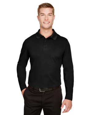 Weekend Ready Clubhouse Attire Devon & Jones DG20LT CrownLux Performance Men's Tall Plaited Long Sleeve Polo