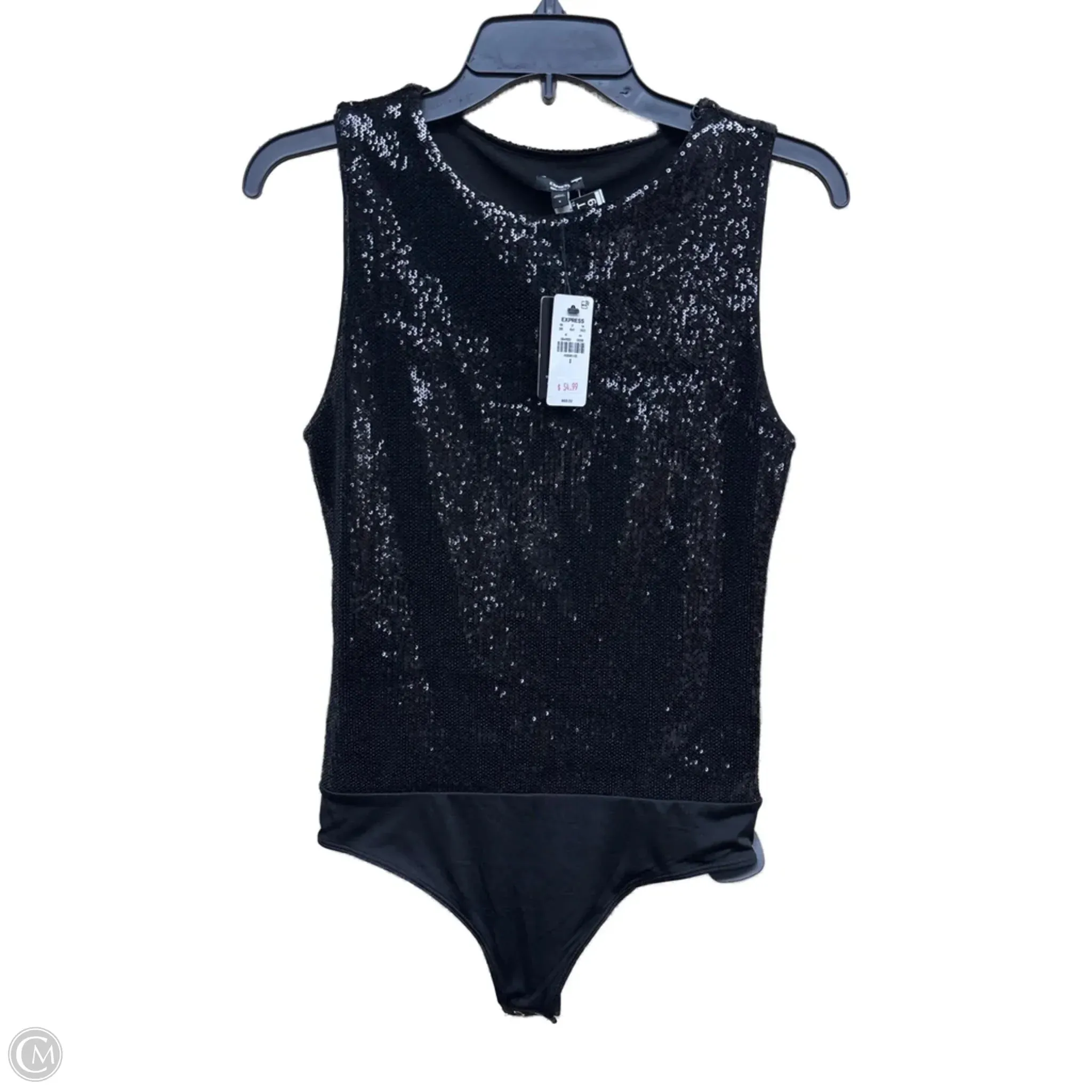 everyday bodysuit polyester bodysuit Bodysuit By Express In Black, Size: S