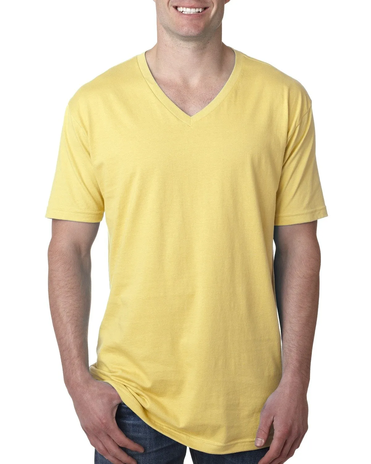 Next Level N3200 Men's Cotton V Layered Look Wear