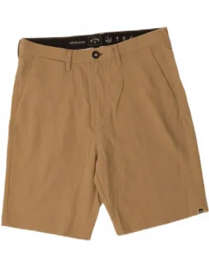 Functional Fit BILLABONG Mens Chino Shorts W33 Medium Beige