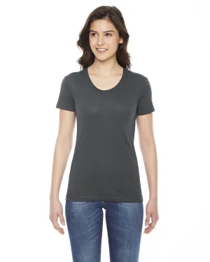 TaglessCollar Smooth Neckline American Apparel BB301W Ladies' Poly-Cotton Short-Sleeve Crewneck