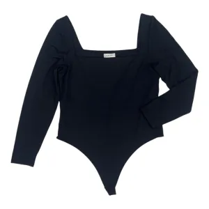 Bodysuit By Babaton In Black, Size:2X evening bodysuit