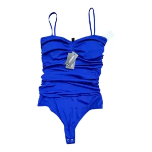 Bodysuit By Express In Blue, Size:Xs curve bodysuit orange bodysuit