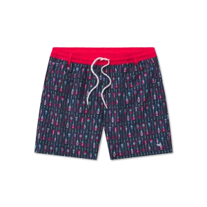 Dockside Swim Trunk - Paddles Zero Rub Seam Construction