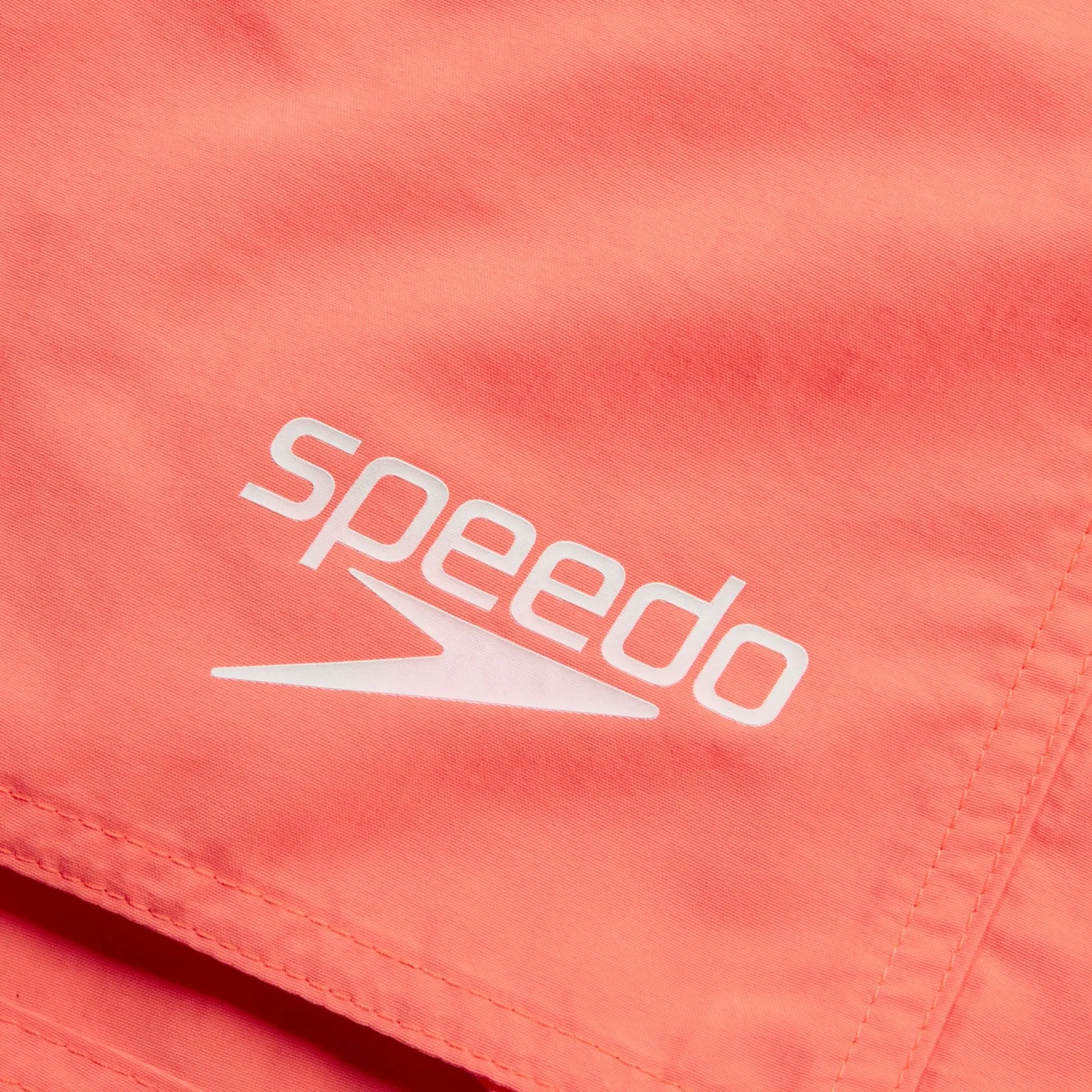 Seaside Look Speedo Essentials 16 Inch Mens Swim Shorts - Red