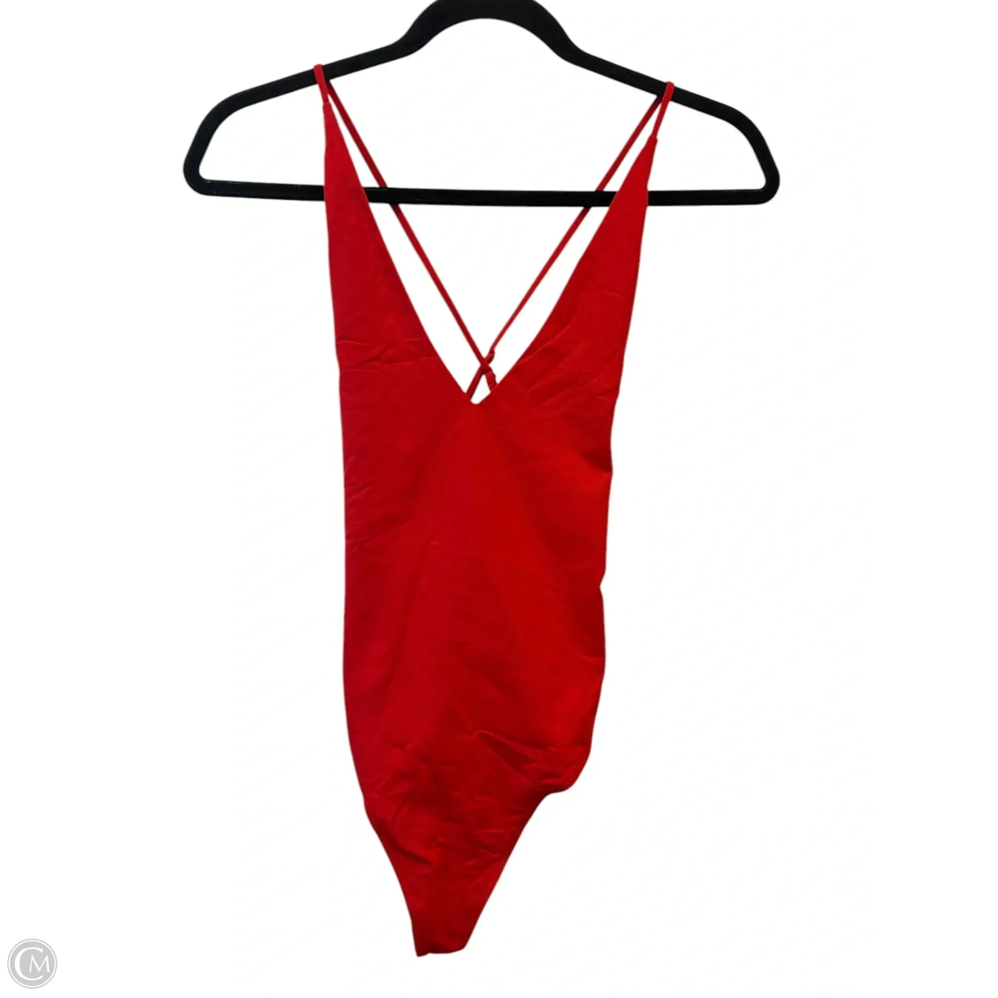 Bodysuit Designer By Babaton In Red, Size: S autumn bodysuit honeymoon bodysuit