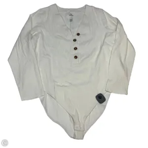 classic bodysuit Bodysuit Designer By Good American In Cream, Size: 4x