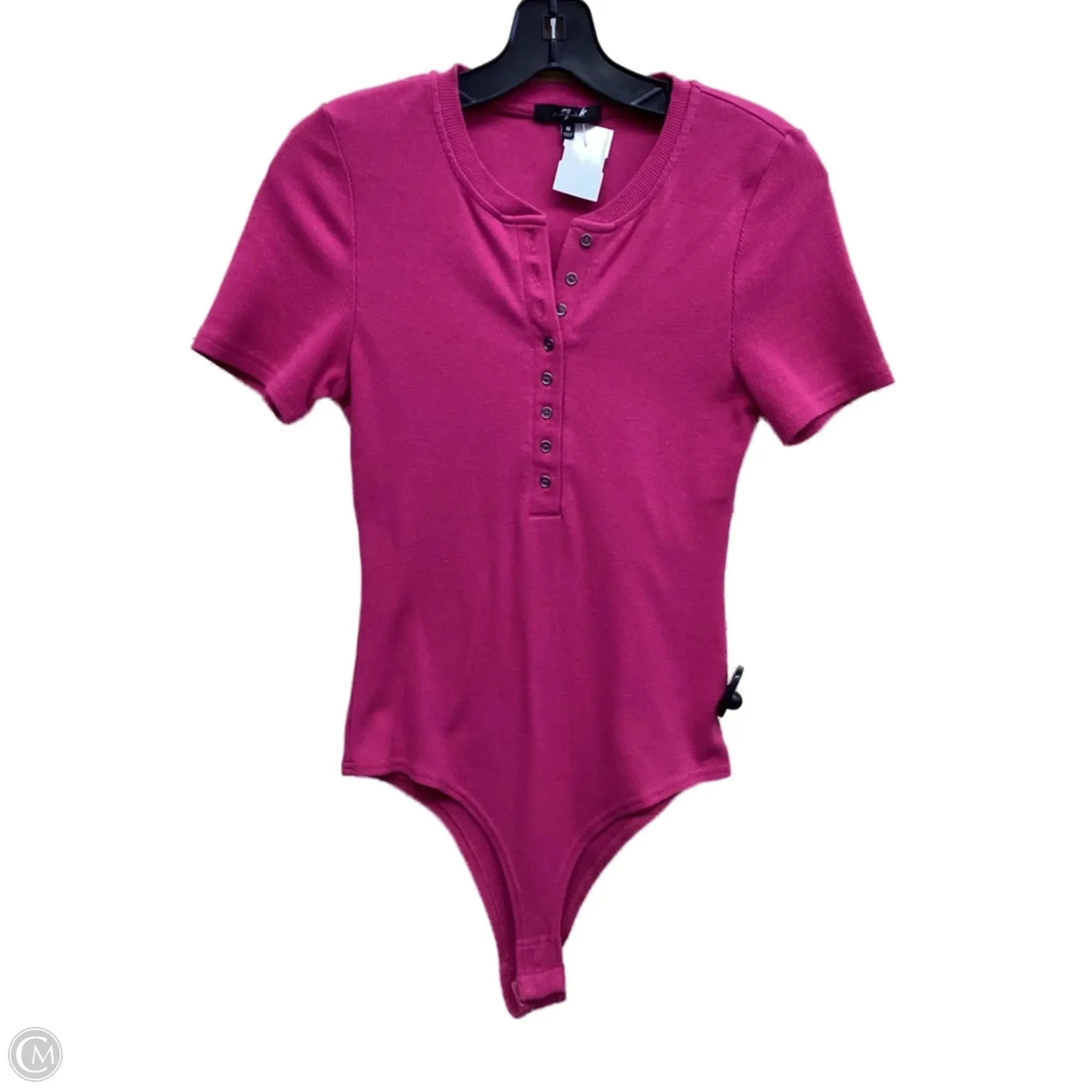 Bodysuit By 7 For All Mankind In Pink, Size: M bridal bodysuit