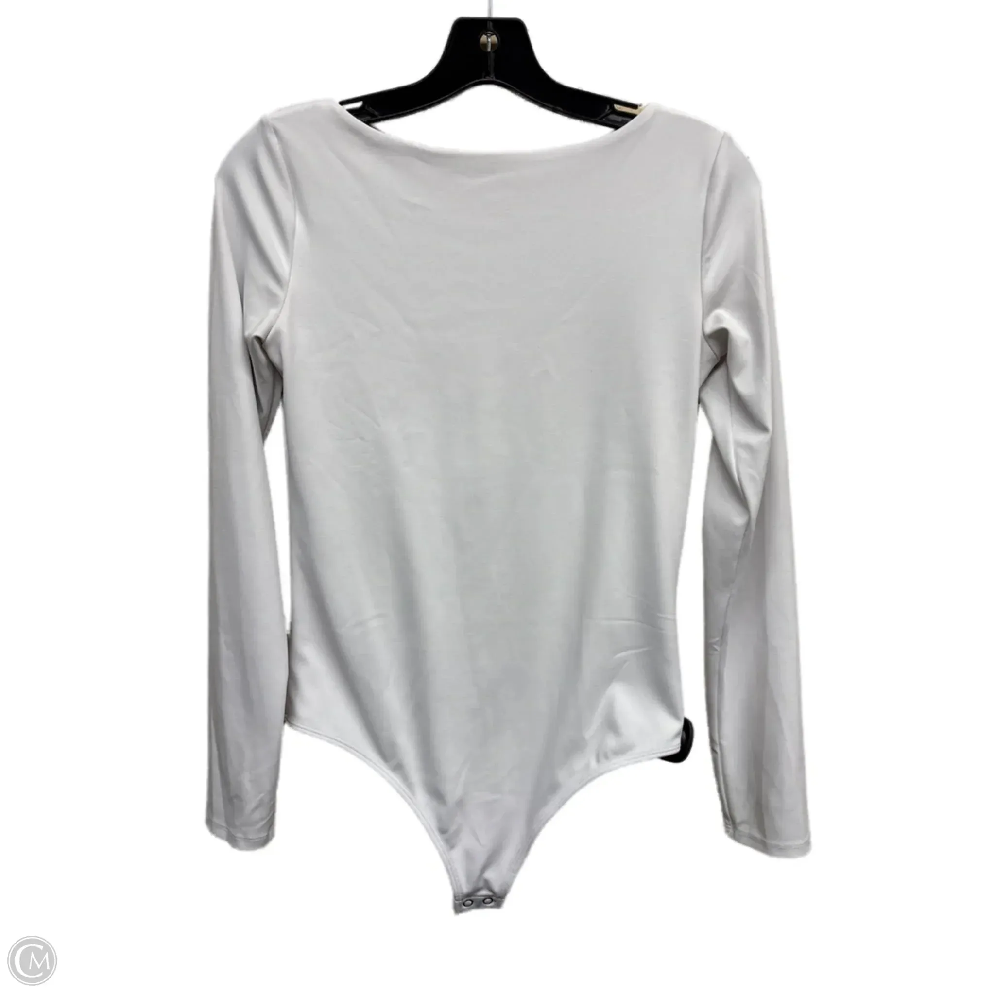 cutout bodysuit Bodysuit By Express In White, Size: M