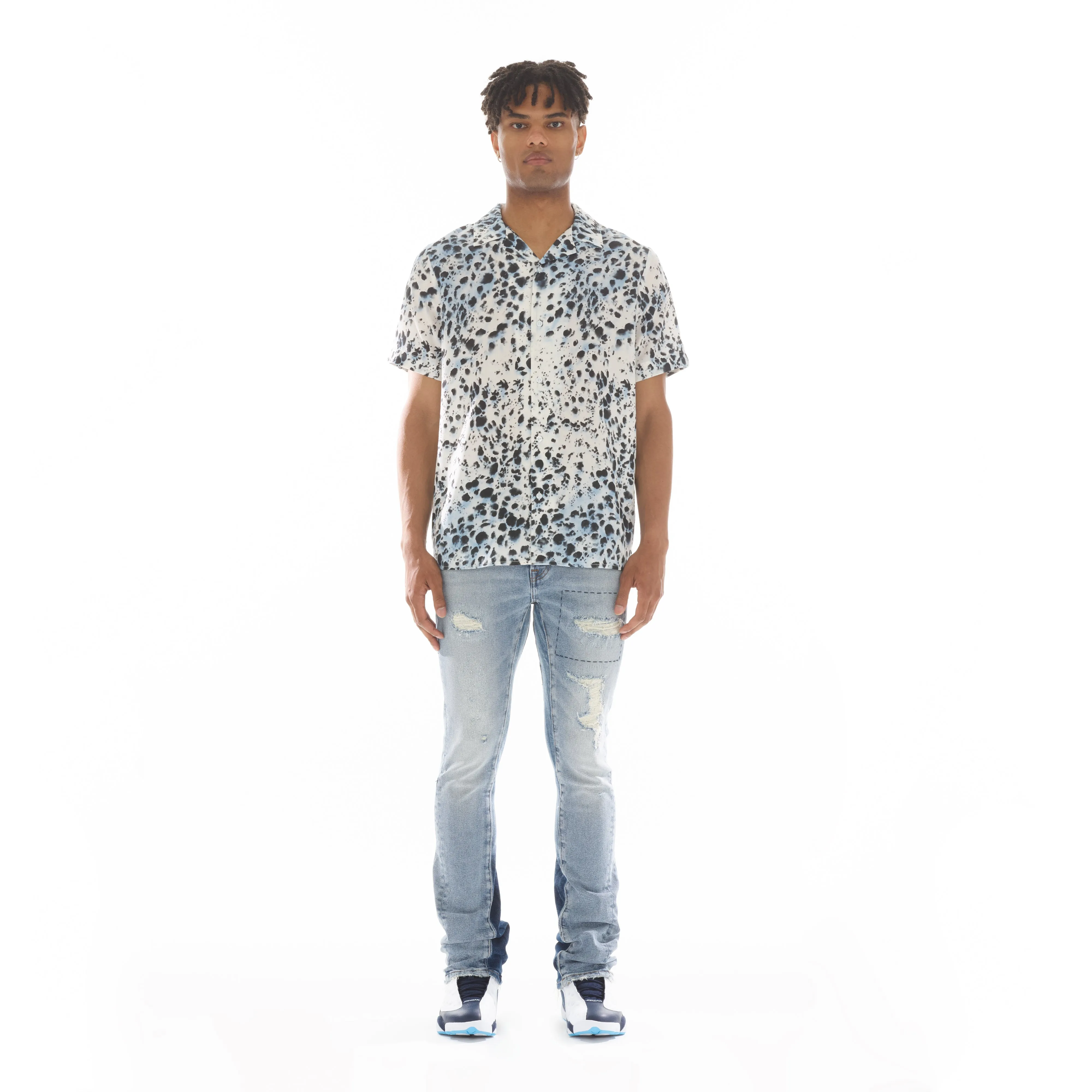 Minimalist Eco Friendly Wardrobe Fit LENNY BOOTCUT IN COVE