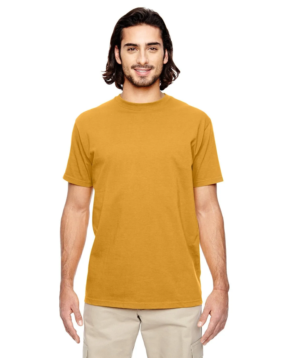 Seam Free Edging Flexible Neckline econscious EC1000 Men's 100% Organic Cotton Classic Short-Sleeve T-Shirt