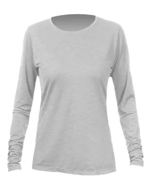 ANETIK WSBRZL0 Women's Breeze Tech Long Sleeve T-Shirt Bold Statement Chill Vibe
