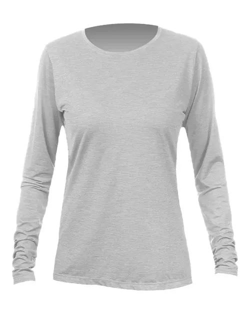 ANETIK WSBRZL0 Women's Breeze Tech Long Sleeve T-Shirt Stretch Fabric Technology Soft and breathable