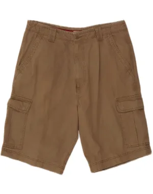 Chill Breeze TemperatureRegulating DOCKERS Mens Cargo Shorts W34 Large  Brown Cotton