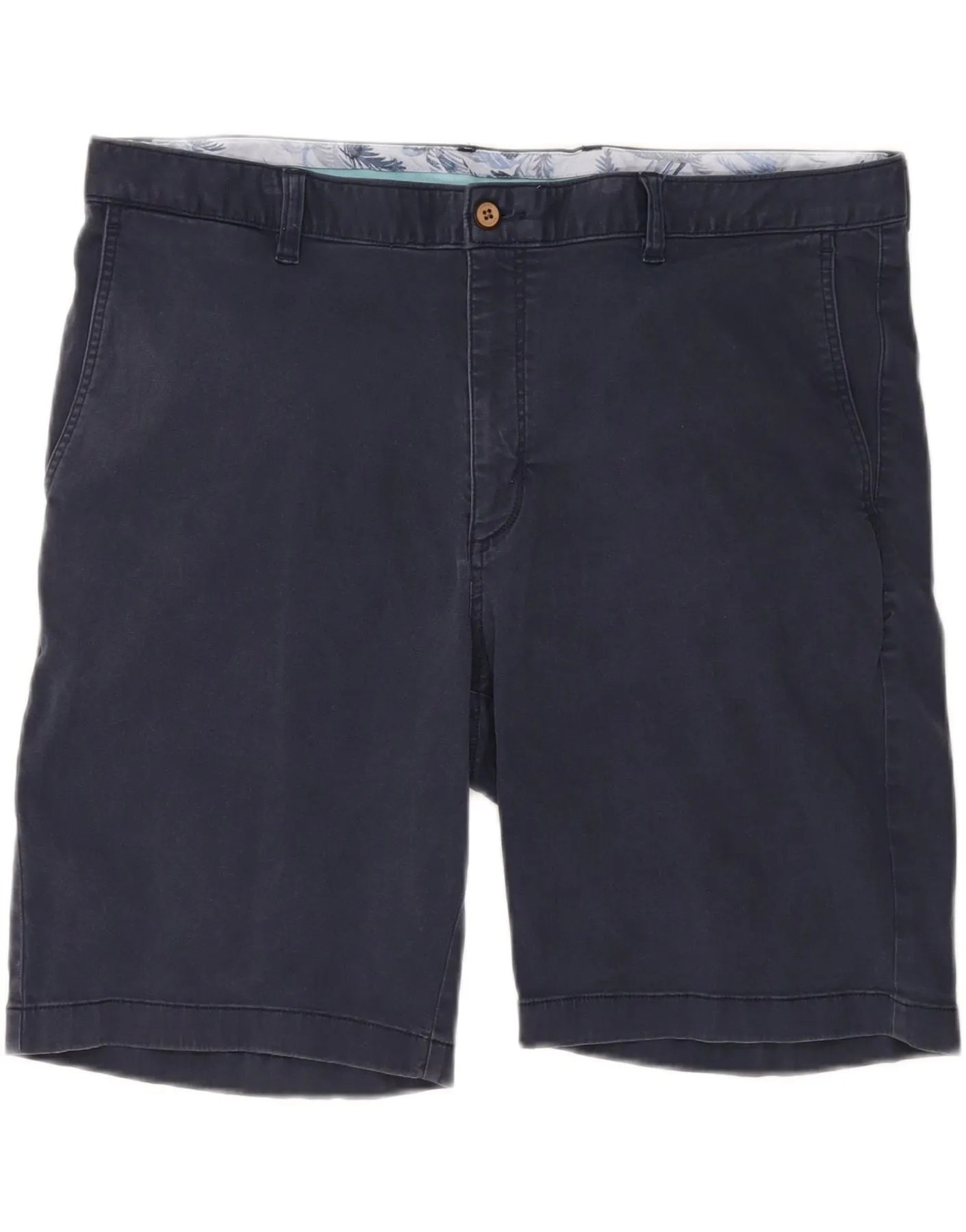 TOMMY BAHAMA Mens Chino Shorts W40 XL Navy Blue Cotton Lightweight Design raincoat