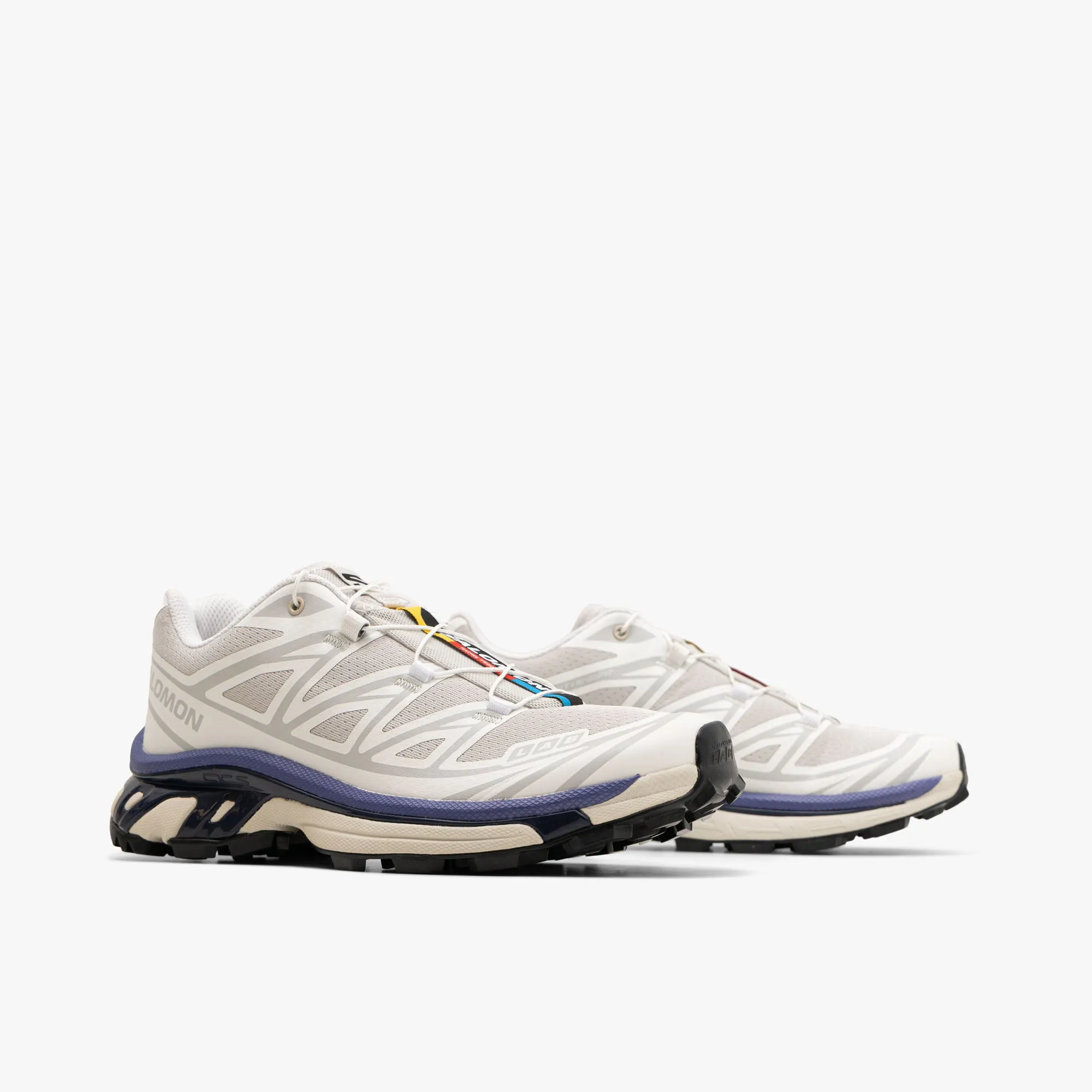 Salomon XT-6 White / Lunar Rock - Liberty All weather Secure walking