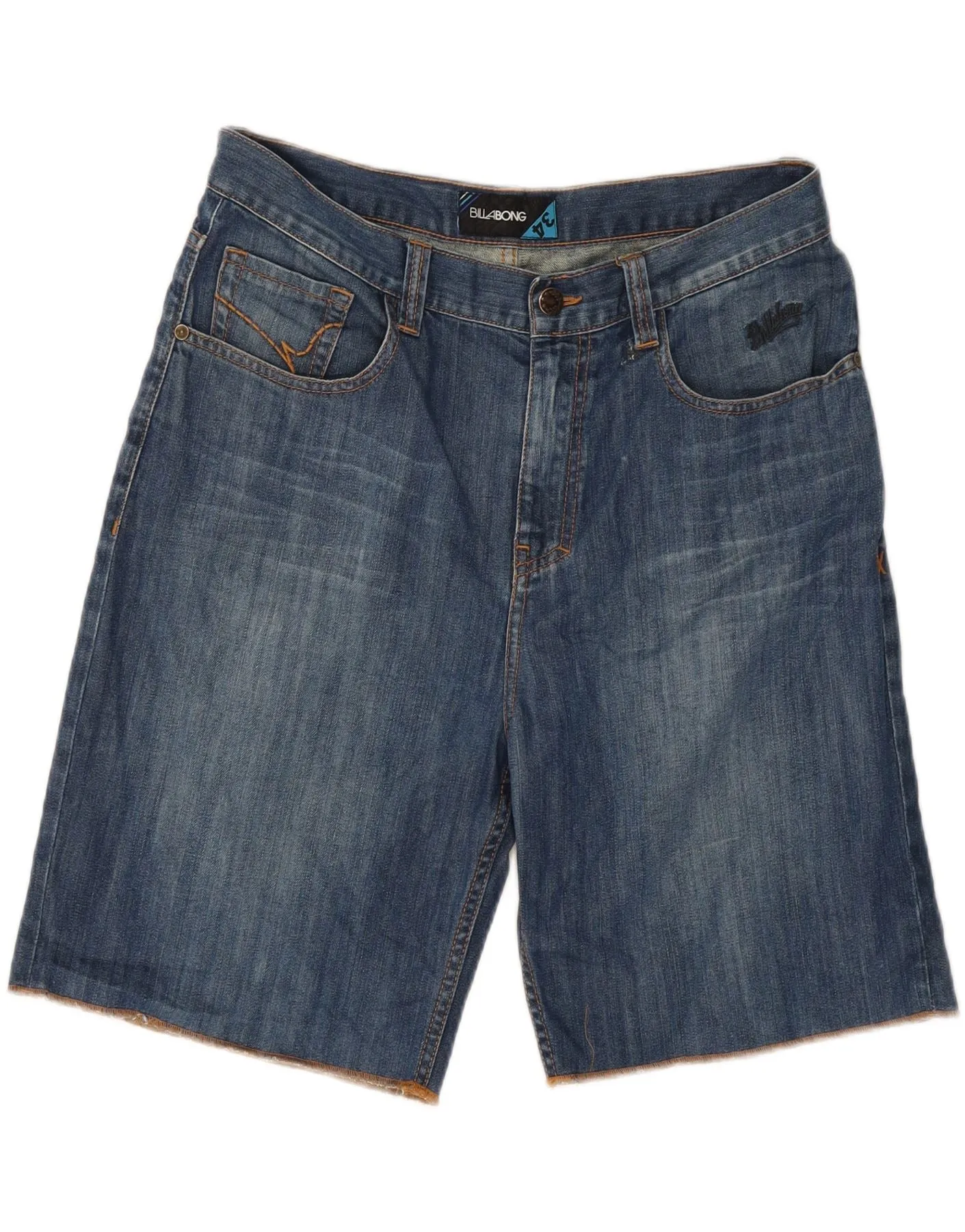 Versatile Comfort Stylish Design BILLABONG Mens Denim Shorts W34 Large Blue Cotton