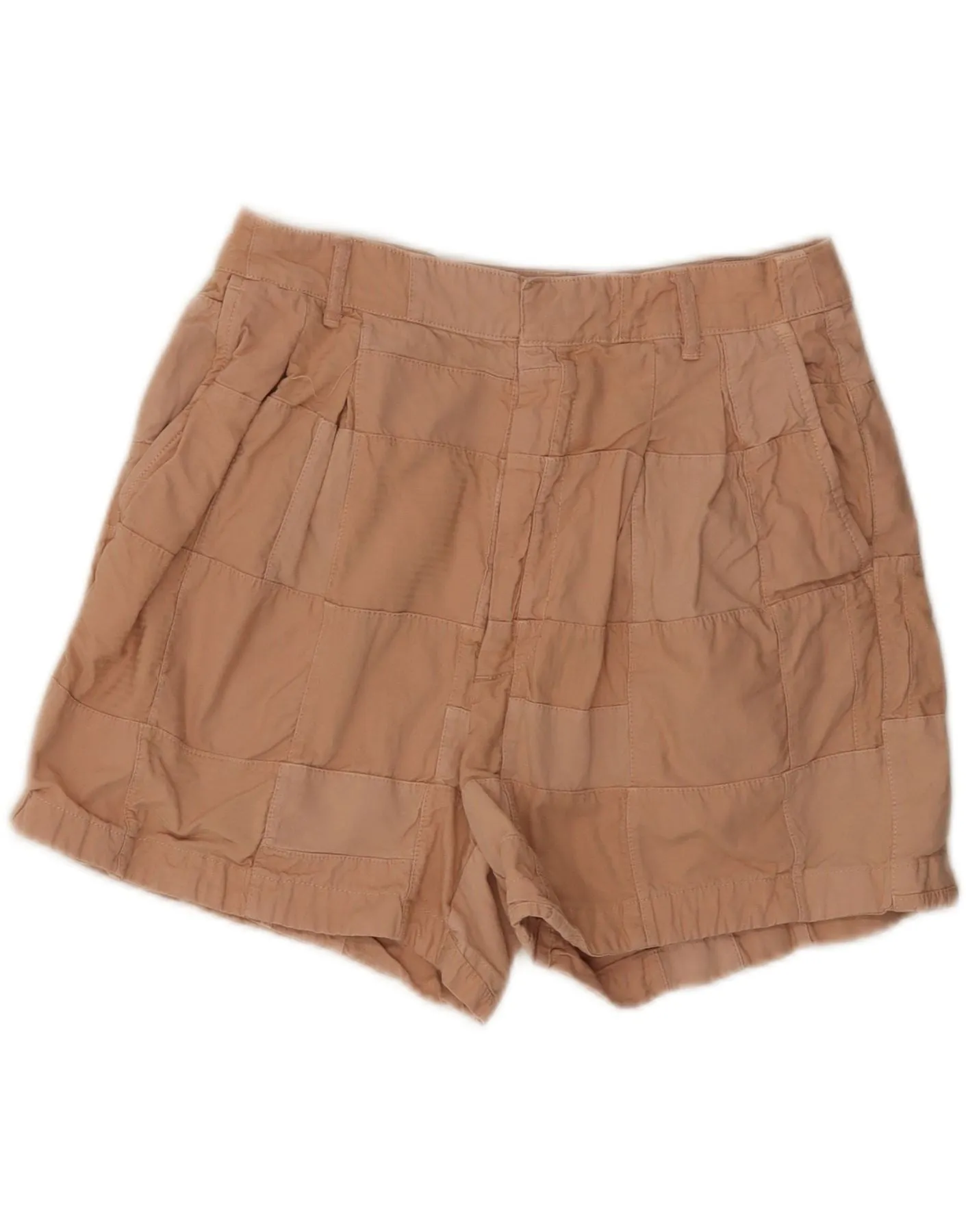 J. CREW Womens Chino Shorts US 10 Large W30 Pink Cotton Contrast Stitch