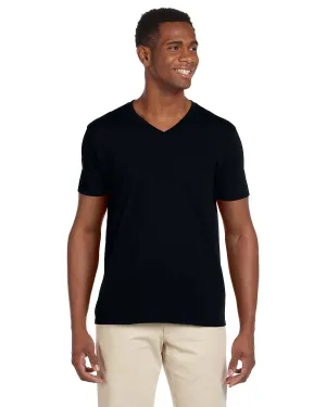 Gildan G64V Adult Softstyle V-Neck T-Shirt Travel Outfit Moisture Management