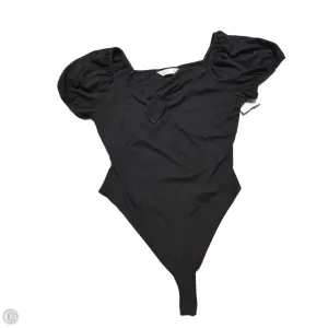 soft fabric bodysuit Bodysuit By Cme In Black, Size: Xl