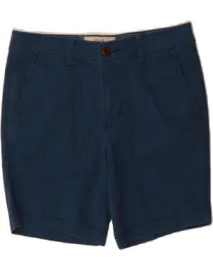 HOLLISTER Mens Chino Shorts W28 Small Blue Cotton boots