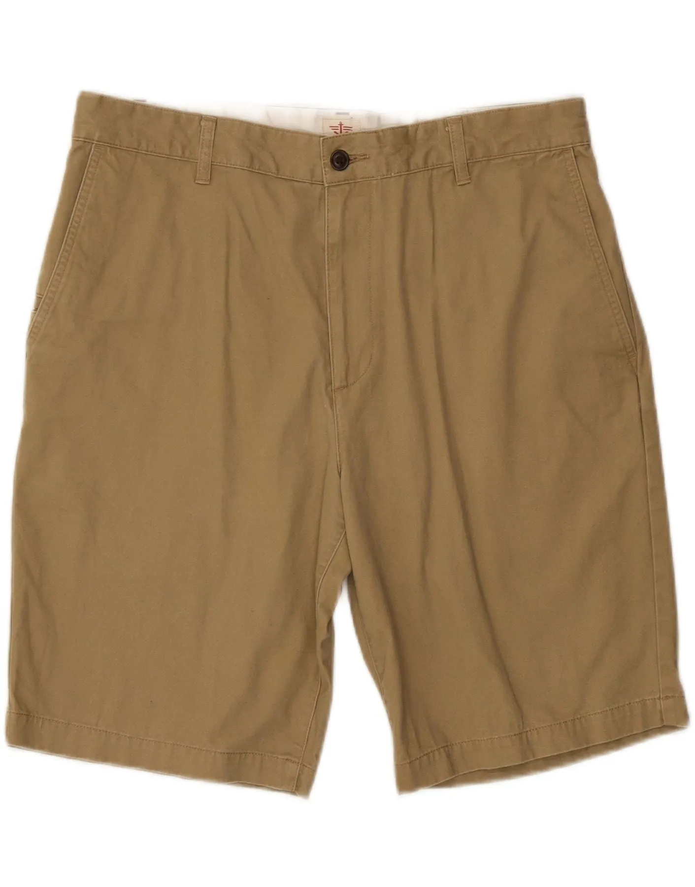 DOCKERS Mens Cargo Shorts W36 Large  Beige Cotton Secure Closure System