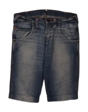 WRANGLER Mens Sharkey Denim Shorts W30 Medium  Blue Cotton Fade Resistant Dye