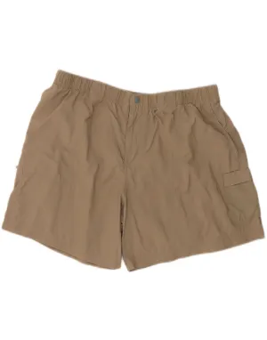 Formal Elegance Current Style COLUMBIA Womens Cargo Shorts W36 XL Beige Nylon