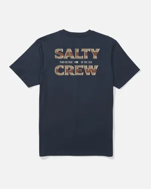 Effortless Comfort Wear Offset Tee - Navy