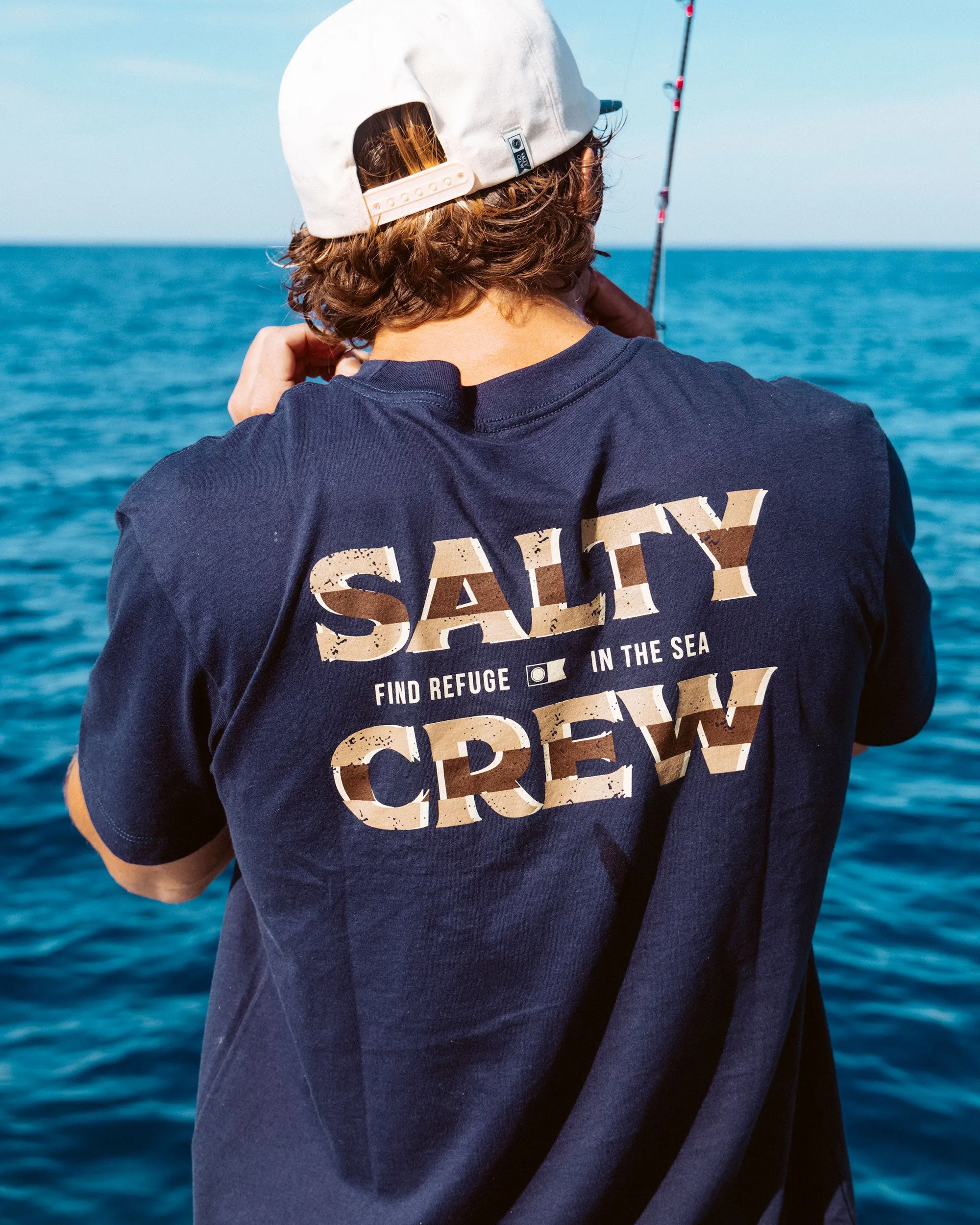 Offset Tee - Navy Unisex versatility