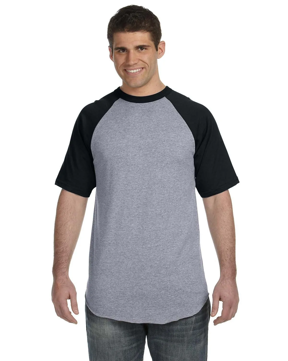 Augusta Sportswear 423 Adult Short-Sleeve Baseball Jersey Soft Layering