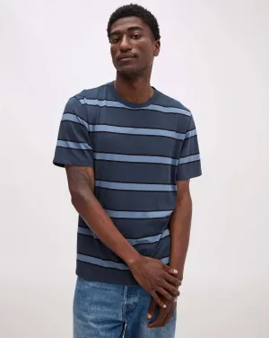 Soft & Smooth Men's Striped Pima Tee