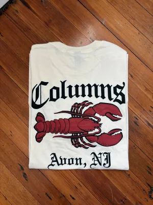 Col-Lobster T-Shirt Natural tall size Layered Collar Structure