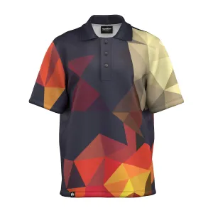 Holiday Outfit Luxe Comfort Cubes Oversized Polo Shirt