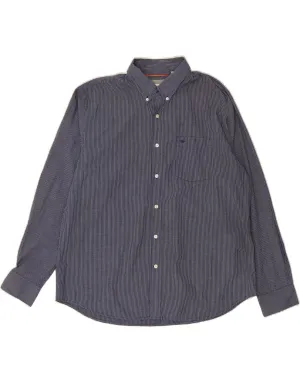 Ethical production Bamboo Fiber Blend DOCKERS Mens Shirt XL Blue Check Cotton