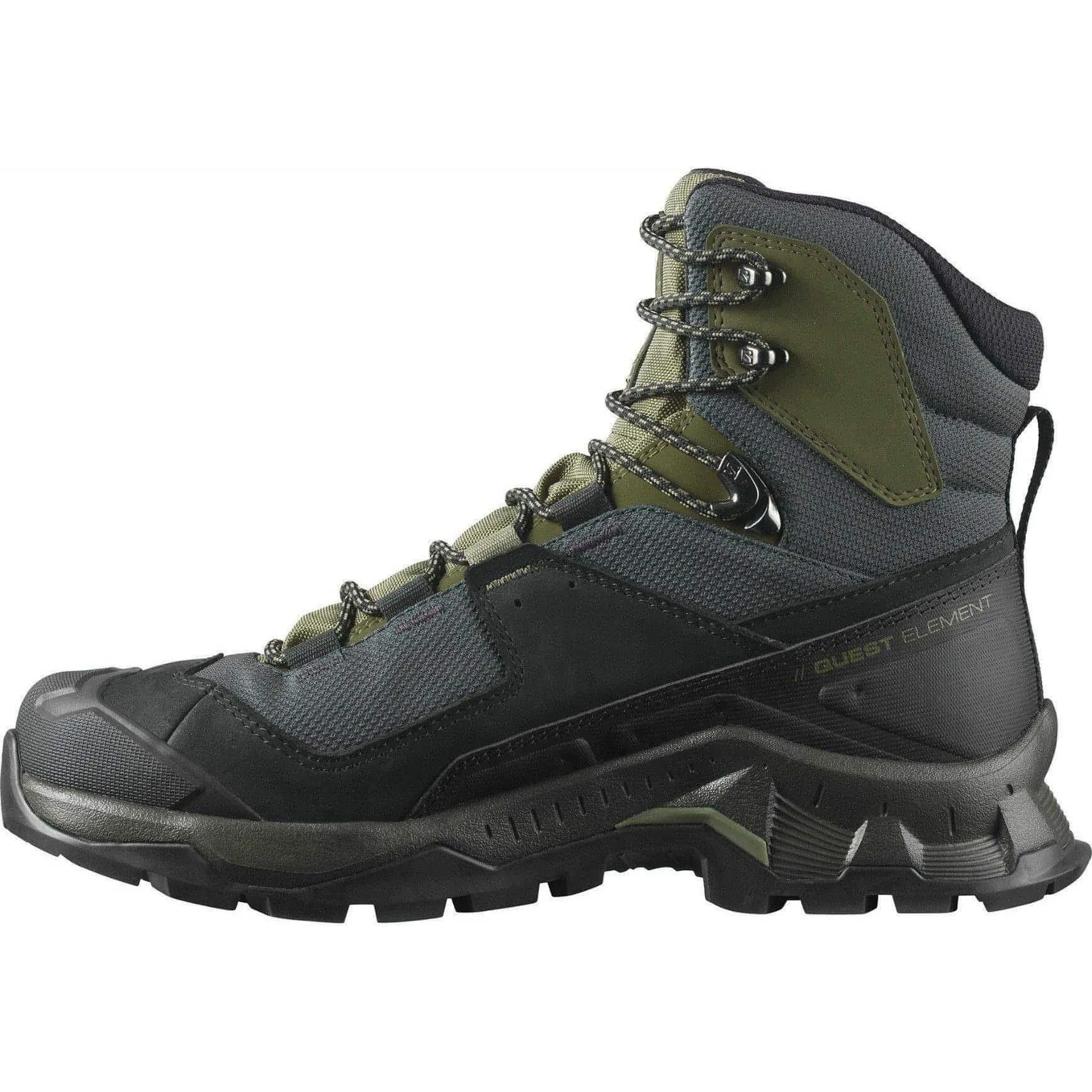 Trail Comfort Fit Soft Padding Salomon Quest Element GORE-TEX Mens Walking Boots - Black