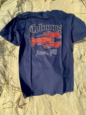 DurableStitching All-day Comfort Col-Lobster T-Shirt Navy