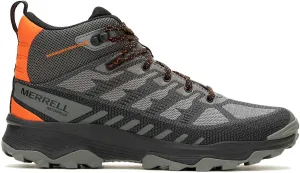 Backpacking Fit Merrell Speed Eco Mid Waterproof Mens Walking Boots - Grey