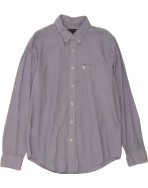 ABERCROMBIE & FITCH Mens Shirt XL Blue Cotton natural fiber