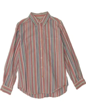 Youthful Appeal Anniversary Celebration L.L.BEAN Womens Shirt UK 14 Medium Multicoloured Striped Cotton
