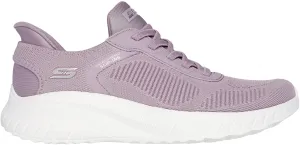 Ultra Cushioned Heel Skechers BOBS Sport Squad Chaos Womens Training Shoes - Purple