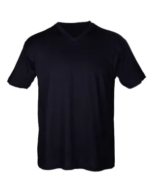 Tultex 206 Fine Jersey V-Neck T-Shirt Stylish and Relaxed Micro Perforation