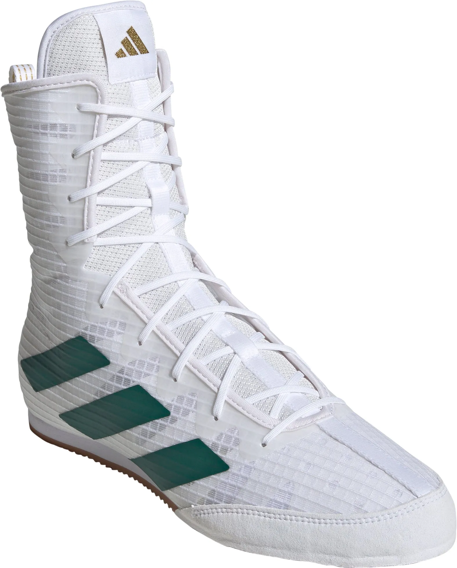 adidas Box Hog 4 Mens Boxing Shoes - White Foam Insole Distinctive flair