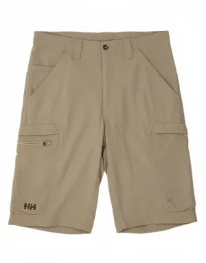 HELLY HANSEN Mens Cargo Shorts W36 Large Grey Polyamide Adaptive Temperature Control Simple Waist