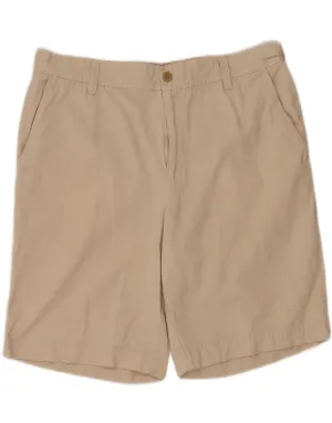 Seamless construction present for him IZOD Mens Salt Water Chino Shorts  W38 XL Beige Cotton