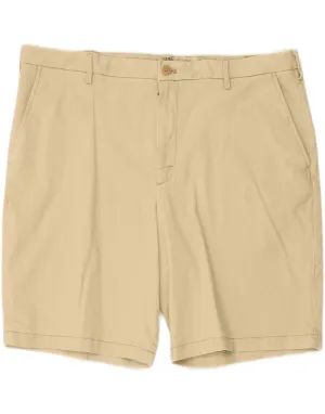 Layered Protection System IZOD Mens Salt Water Chino Shorts W40 XL Beige Cotton