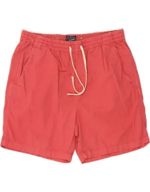 J. CREW Mens Casual Shorts Large W36  Red Cotton silk blend